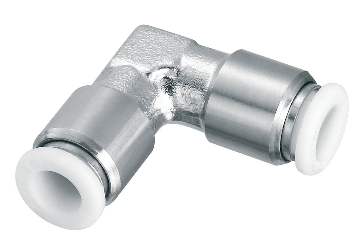 18099 - Coude instantané acier inox 90°.
